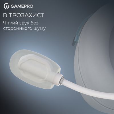 Навушники GamePro Asgard Freya Pro Wireless White/Blue (HSW201WB)