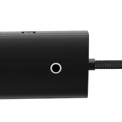 Концентратор Baseus USB-C to 4xUSB 3.0 1.0m black (WKQX030401)