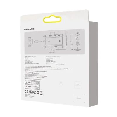 Концентратор Baseus USB-C to 4xUSB 3.0 1.0m black (WKQX030401)