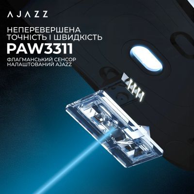 Мишка Ajazz AJ159P MC Wireless/Bluetooth/USB Charging Dock Orange (AJ159P-MC-Orange)