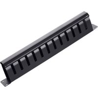 Кабельний організатор 19" 1U/12Port з кришкою, корпус метал Voltronic (20023)