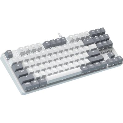 Клавиатура GamePro Genesis Metallic (MK110W) Outemu Red Switch USB UA White (MK110W)
