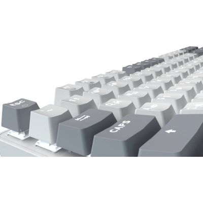 Клавиатура GamePro Genesis Metallic (MK110W) Outemu Red Switch USB UA White (MK110W)