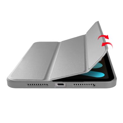 Чохол до планшета BeCover Tri Fold Hard TPU Apple iPad Mini 7 2024 Gray (712446)