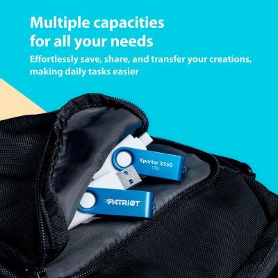 USB флеш накопитель Patriot 64GB Xporter X550 USB 3.2/Type-C (PS64GX550AAD)