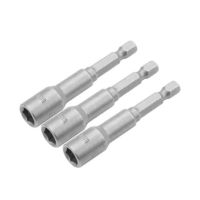 Головка магнітна Tolsen 14 мм 1/4"х65 мм 3шт (77849)