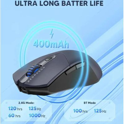 Мышка Redragon M917GB ST4R Pro Wireless/Bluetooth Black (72209)
