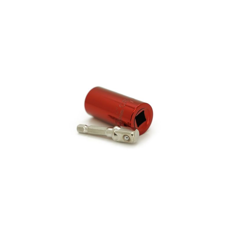 Торцевая головка Voltronic универсальная для шуруповерта 7-19 mm (25*52) 3/4 Red (YT-UnScTRD)