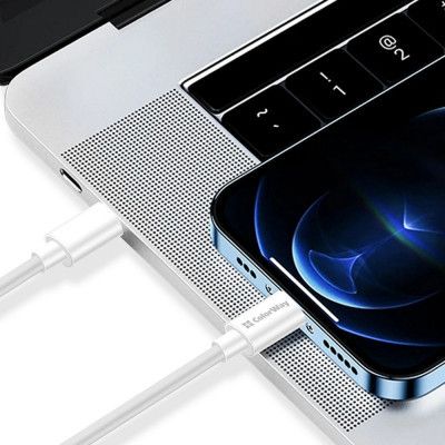 Дата кабель USB-C to USB-C 2.0m 3A 65W white ColorWay (CW-CBPDCC056-WT)