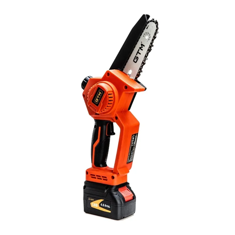 Цепная пила GTM CS18/127BL, 18В, шина 5"/12,7см, 4Ah (CS18/127BL KIT)
