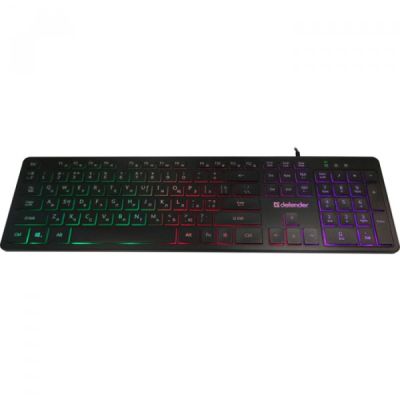 Клавиатура Defender Balance LQ LED USB UA Black (450790)