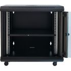 Шкаф настенный GEAR 12U 19" 600x450x650 мм, + полка 19", black (GWMSN-12U-600-450)