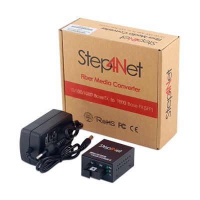 Медіаконвертер (MCm-Q-0,1-1SM-1550nm-20) Step4Net