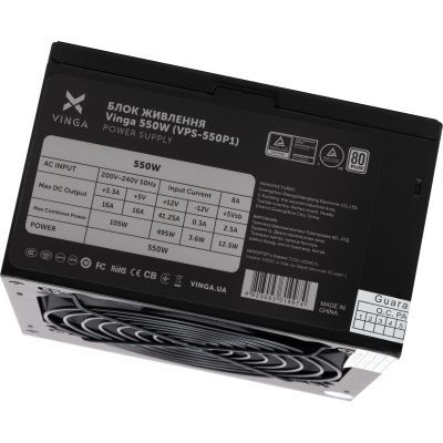 Блок живлення Vinga 550W ОЕМ (VPS-550P1)
