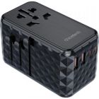 Зарядний пристрій Choetech 4xUSB 100W PD (2хUSB-C+2хUSB-A) сharger diamond model black (PD6028-BK)
