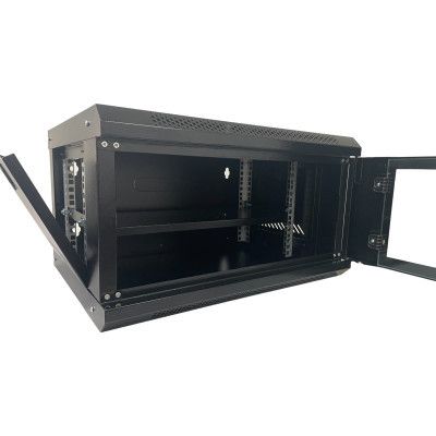 Шкаф настенный GEAR 12U 19\'\' 530x400x600 мм, + полка 19", black (GWMSN-12U)