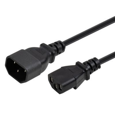 Кабель питания C13 to C14 1.8m 0.75mm2 copper Vinga (VYPCC13141875CU)