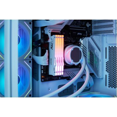 Модуль пам\'яті для комп\'ютера DDR5 32GB 6000 MHz Beast AM5 RGB White Kingston Fury (ex.HyperX) (KF560C36BWEA-32)
