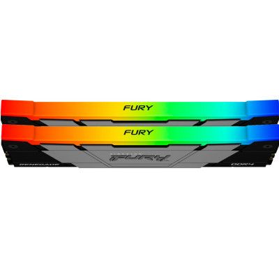 Модуль пам\'яті для комп\'ютера DDR4 32GB (2x16GB) 3200 MHz RenegadeRGB Kingston Fury (ex.HyperX) (KF432C16RB12AK2/32)