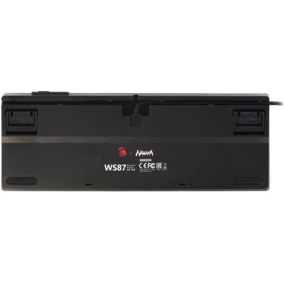 Клавіатура A4Tech Bloody WS87 Naraka Wireless/Bluetooth Black/Red (4711421001113)