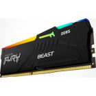 Модуль пам\'яті для комп\'ютера DDR5 32GB 5600 MHz Beast RGB Black Kingston Fury (ex.HyperX) (KF556C36BBE2A-32)