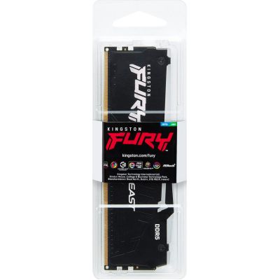 Модуль пам\'яті для комп\'ютера DDR5 32GB 5600 MHz Beast RGB Black Kingston Fury (ex.HyperX) (KF556C36BBE2A-32)