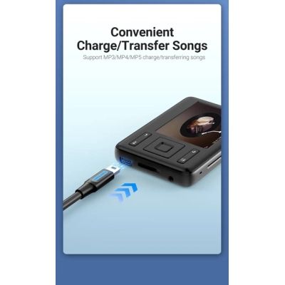 Дата кабель USB 2.0 AM to Mini 5P 2.0m black Vention (COMBH)