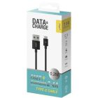 Дата кабель USB 2.0 AM to USB-C 0.2m black Piko (1283126493843)