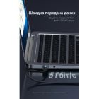 Дата кабель USB 3.0 AM/AM 3.0m black Vention (CONBI)