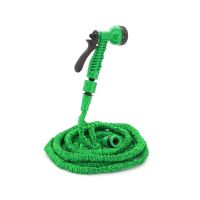 Шланг для поливу Voltronic , 5-15м/50ft, + розпилювач, насадка на кран, Green, Box (KY-150G)
