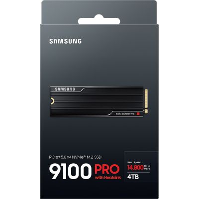 Накопитель SSD M.2 2280 4TB 9100 PRO Heatsink Samsung (MZ-VAP4T0CW)