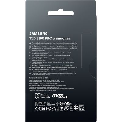 Накопитель SSD M.2 2280 4TB 9100 PRO Heatsink Samsung (MZ-VAP4T0CW)