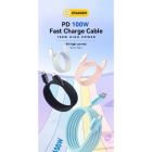 Дата кабель USB-C to USB-C 1.0m 100W pink Essager (EXCTT1-WL04-P)
