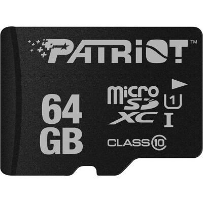 Карта пам\'яті Patriot 64GB microSD class10 UHS-1 (PSF64GMCSDXC10)