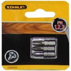 Набор бит Stanley Ph1, Ph2, Ph3, 25мм, 3шт. (STA61023)