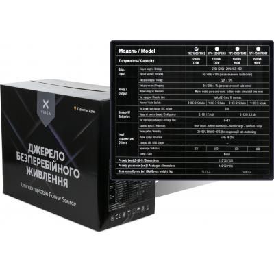 Пристрій безперебійного живлення Vinga LED 1200VA ( (VPE-1200PRM2) ) (VPE-1200PRM2)