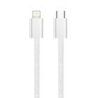 Дата кабель USB-C to Lightning 2.0m PD 27W braided gray ColorWay (CW-CBPDCL068-GR)