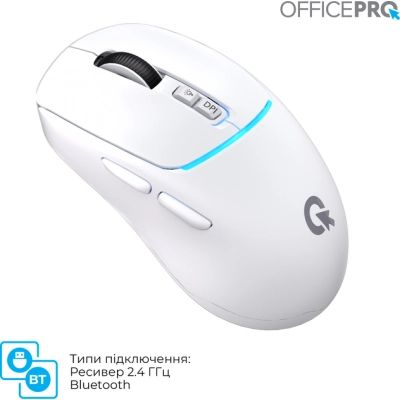 Мишка OfficePro (M468W) Wireless/Bluetooth White (M468W)