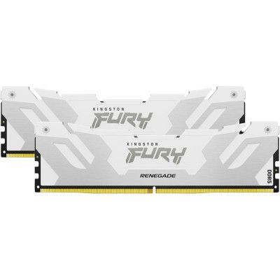 Модуль пам\'яті для комп\'ютера DDR5 64GB (2x32GB) 6400 MHz Renegade White XMP Kingston Fury (ex.HyperX) (KF564C32RWK2-64)