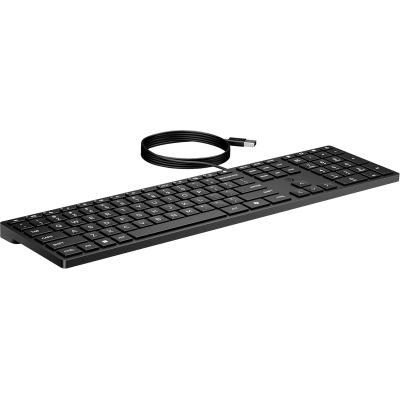 Клавиатура HP 320K USB UA Black (9SR37UT)