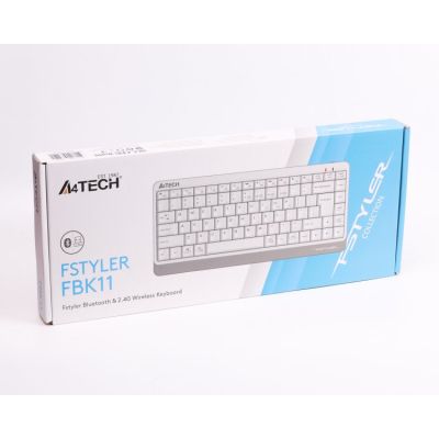 Клавиатура A4Tech FBK11 Wireless White (4711421965491)