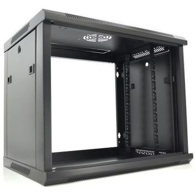 Шкаф настенный Merlion 9U 19" 600*600*500 (Ш*Г*В)мм, black (Ml3-6609 / 23528)