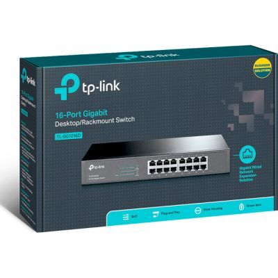 Комутатор мережевий TP-Link (TL-SG1016D)