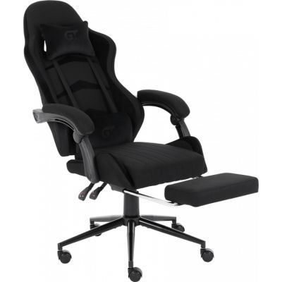 Кресло игровое GT Racer X-2324 Black Suede (X-2324 Fabric Black Suede)