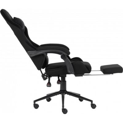 Кресло игровое GT Racer X-2324 Black Suede (X-2324 Fabric Black Suede)