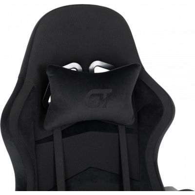 Кресло игровое GT Racer X-2324 Black Suede (X-2324 Fabric Black Suede)
