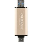 USB флеш накопитель Transcend 512GB JetFlash 930C Gold-Black USB 3.2/Type-C (TS512GJF930C)