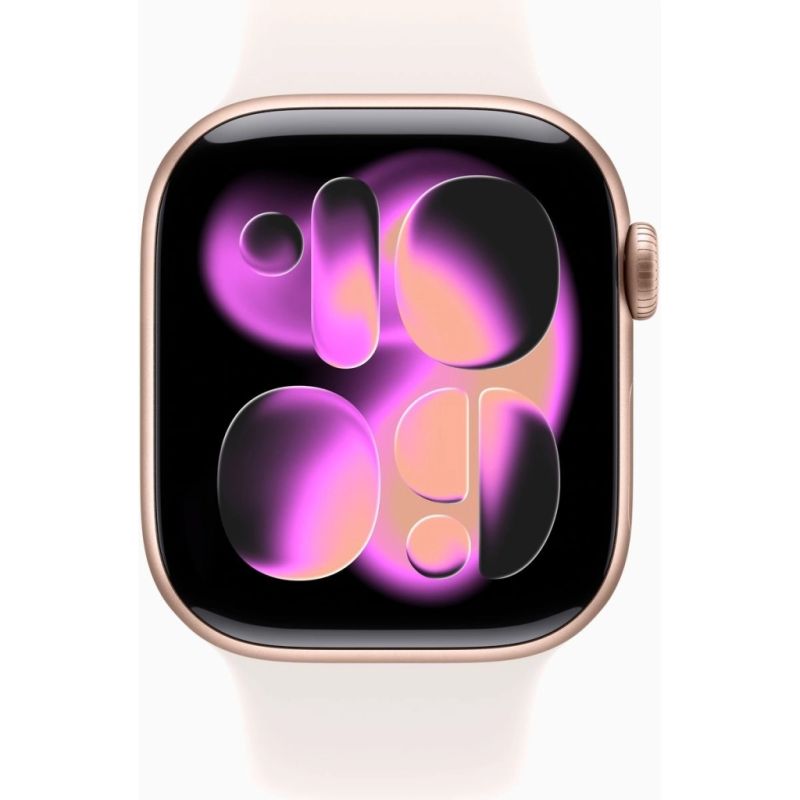 Смарт-часы Apple Watch Series 11 GPS 42mm Rose Gold Aluminium Case with Light Blush Sport Band - S/M (MEU04RK/A)