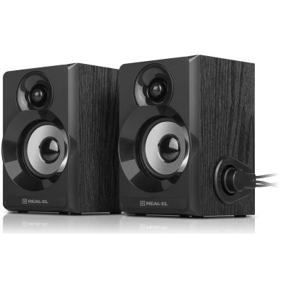Акустическая система REAL-EL S-200 USB Black (EL121200008)