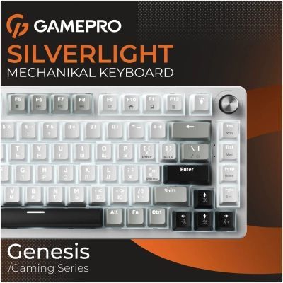 Клавиатура GamePro Genesis Silverlight (MK126) USB UA Grey (MK126)